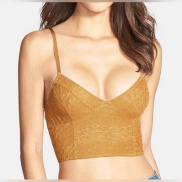 Free People Other - Intimately Free People  Mustard Corset Bralette S